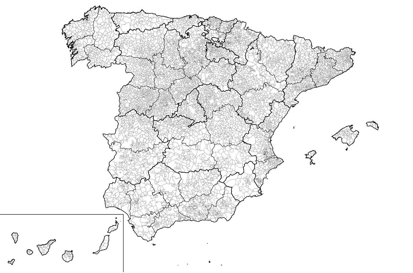 municipalities of Spain